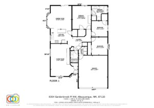 8304 Gardenbrook Pl NW Floorplan