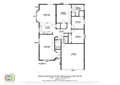 8304 Gardenbrook Pl NW Floorplan